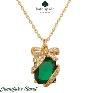 Kate Spade New York Pavé Present Pendant Necklace